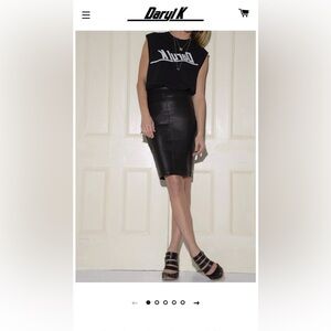 DARYL K-189 polyester pencil skirt